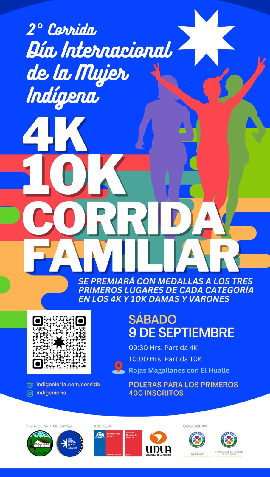 Corrida Día Internacional de la Mujer Indígena 2023 | Corre.cl