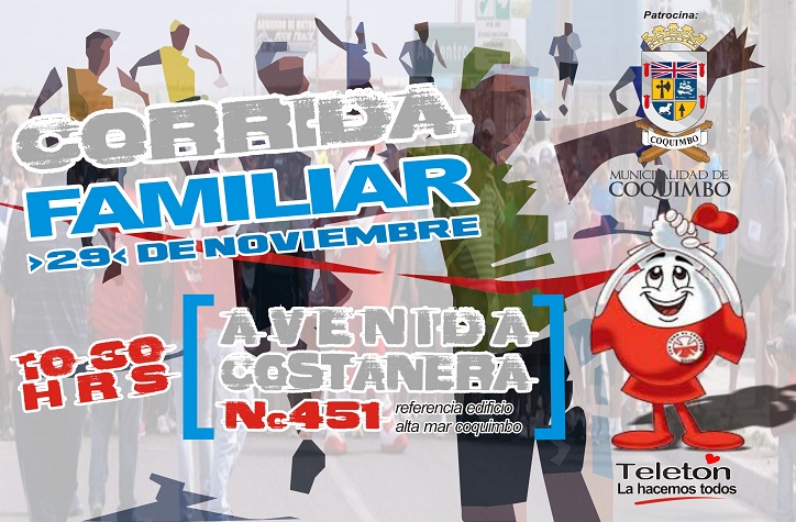 Corrida Familiar Teletón Coquimbo 2015 Correcl 